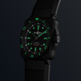 BR 03-92 Diver Black Matte BR0392DBLCESRB