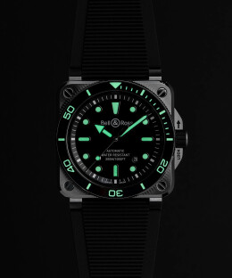 BR-03 Diver Black Steel BR03ADBLSTSRB