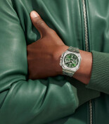 BR 05 Chrono Green Steel BR05CGNSTSST