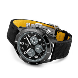 Super AVI B04 Chronograph GMT 46 Mosquito Night Fighter SB04451A1B1X1