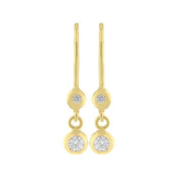 Zlaté náušnice s diamanty Altman Diamond 13ZP2100042B