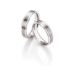 Zlaté snubní prsteny 585/1000 s diamanty 991SN6