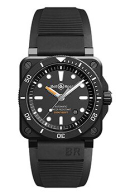 BR 03-92 Diver Black Matte BR0392DBLCESRB