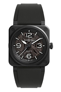 BR-03 Skeleton Black Ceramic BR03ABLSKCESRB