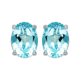 Zlaté náušnice s topazy Altman Diamond ERD2372