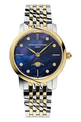 Classics Slimline Ladies Moonphase FC206MPND1S3B