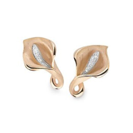 Náušnice s diamanty Annamaria Cammilli Calla GOR0277J
