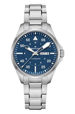 Khaki Aviation Pilot Day Date Auto H64635140