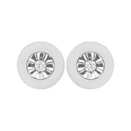 Zlaté náušnice s diamanty Altman Diamond KE05105029114