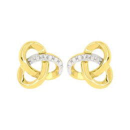 Zlaté náušnice s diamanty Altman Diamond KE051326624