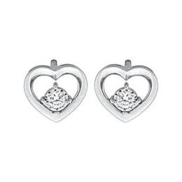 Zlaté náušnice s diamanty KE81060
