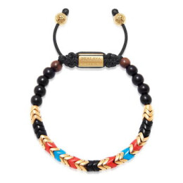 Náramek Snake Bead - Eben a Tyrkys MGRD6010XL